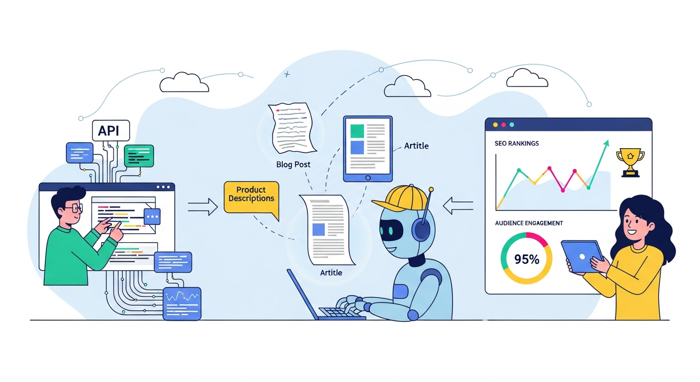 Rédacteur IA personnalisé et API : Révolutionnez votre contenu