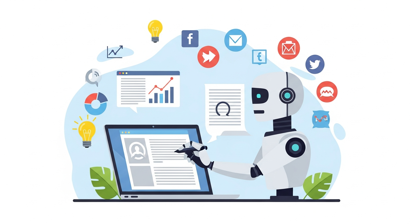 L'IA transforme le Marketing de Contenu : Stratégie & Création Boostées